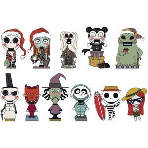 The Nightmare Before Christmas 3D Foam Bag Clip - Series 9